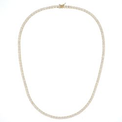 Gold Galvanic Tennis Collier