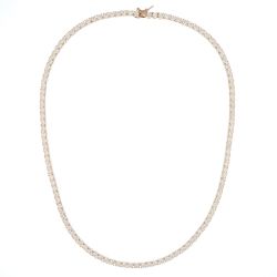 Rose Galvanic Tennis Collier