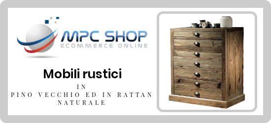 catalogo online mobili rustici in pino vecchio ed in rattan naturale