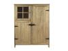 Holz Sideboard 3 Türen und 4 Regale