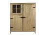 Wooden Sideboard With 3 Doors And 4 Shel