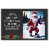 Santa Claus Greeting Card On Skate By The Imaginarium Archives