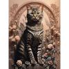 Digital Image From The Imaginarium Archives: Portrait Of a Noble Cat. Handcrafted Upon Request