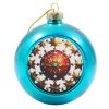 Azure Glass Christmas Ball Star System By The Imaginarium Archives - Handcrafted On Request