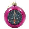Fuchsia Glass Christmas Tree Decorated Christmas Ball By The Imaginarium Archives - Handcrafted On Demand