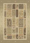 Carre Beige Rug With Geometric Designs 