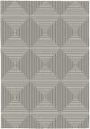 Geometrischer Teppich Wind Grau 