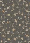 Fleur Dark Grey Carpet 140x200 Cm 