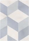 Nordic Carpet White And Blue 160x230 