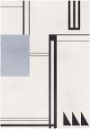 Tappeto Nordic Bianco e Nero 160x230 Cm