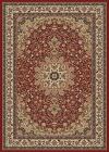 Tapis Floral Kabir Rouge Et Beige 