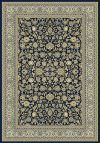 Oriental Style Indoor Carpet Kabir Beige And Blue Size 60x115 Bedside Rugs With Floral Motifs Bedroom Rugs With Flower Design In Polypropylene Classic Design Rugs Sold By Mpcshop