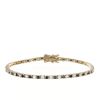 Bracciale Arg925 Oro Zirconi Bianconeri