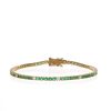 Bracciale Arg925 Oro Zirconi Biancoverdi