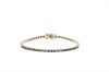 Bracciale Arg925 Oro Zirconi Neri 17