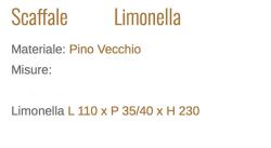 Scaffale Da Parete In Legno Limonella