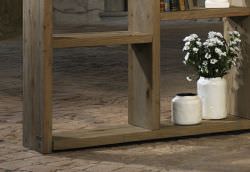 Almond Bookcase In Old Pine Wood