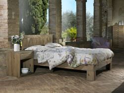 Cama Doble De Madera Toscana