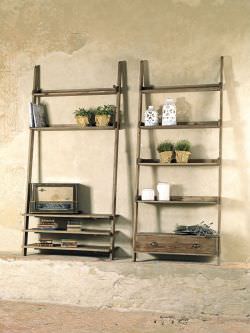 Estantera De Pared De Pino Macizo