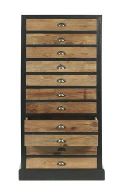 Commode En Pin 6 Tiroirs