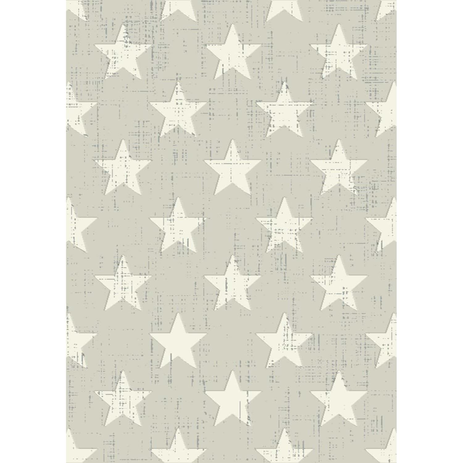 Tapis Pour Enfants Tender Stars Grey